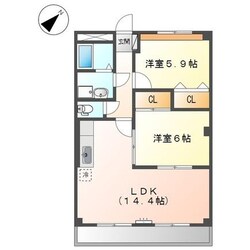 サンフォレスト曙の物件間取画像